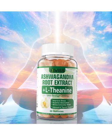 Ashwagandha Gummies 2000mg with Proprietary Blend for Relaxation & Energy Support - 120 Count (Pack of 2) - Buy Online on GoSupps.com