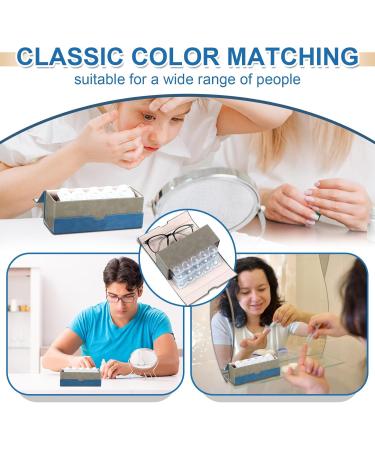 Floods Double-Sided Portable Contact Lens Container - 2-in-1 Travel Case for Disposable Lenses | Daily Use Blue - Buy Online on GoSupps.com