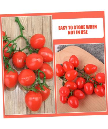 Alipis Simulated Small Tomatoes Fruit Home Decor Cherry Photography Props Party Decor Home Ornament Home Supplies Red Household Early Teaching Aids Foam Red 4.00X2.00X2.00CM - Buy Online on GoSupps.com
