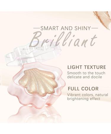 NewBang Highlighter Palette - Vegan & Cruelty-Free Illuminator Powder Kit with 3 Highly Pigmented Shimmer Colors - Buy Online on GoSupps.com