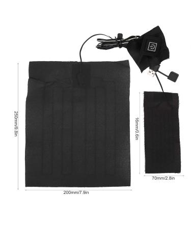 2 in 1 USB Heating Cushion - Adjustable Temperature Waterproof Heating Pad for Clothing Vest - 3 Gears of Electric Heat - Buy Online on GoSupps.com
