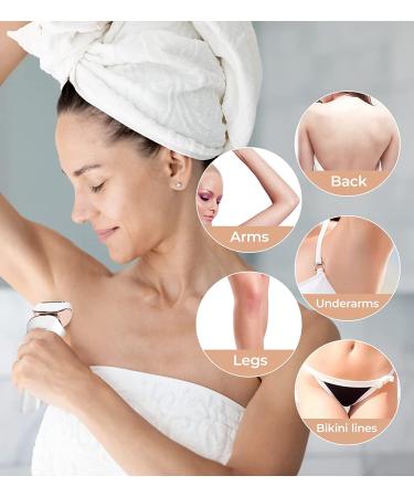 Pritech Rechargeable Women Razor - Electric Trimmer for Wet & Dry Use, Lady Shaver for Legs, Arms, Underarms - IPX6 Waterproof, USB & Dock Charging - Buy Online on GoSupps.com