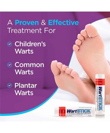 Wart Stick Solid-Stick Remover 0.2 oz (Pack of 4) - Maximum Strength Formula - Buy Online on GoSupps.com