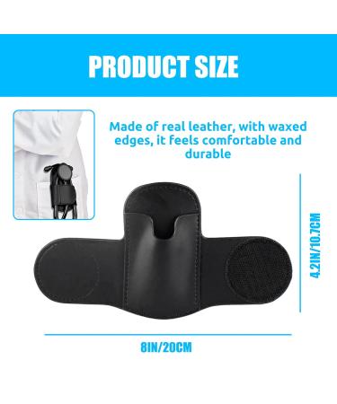 Genuine Leather Stethoscope Holder - Portable Clip Holster for Physicians, Nurses & Students - Buy Online on GoSupps.com