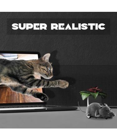 Aerbee Remote Control Rat Toy Electronic RC Mouse Toy Emulation Flocking Rat Toy Interactive Cat Toys Pet Toys Funny Wireless Chasing Prank Joke Scary Trick Rats Animal for Pets Novelty Gift - Buy Online on GoSupps.com