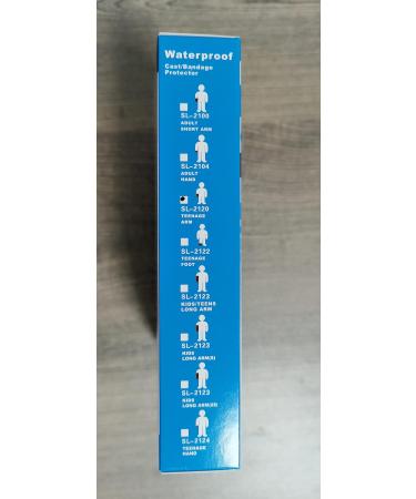 Kids Waterproof Arm Cast Cover 19 inch - Reusable Sleeve for Broken Wrist, Elbow, Fingers - Shower Dressing Protector for Children - Fits 6-7 Yrs - Fasola - Buy Online on GoSupps.com