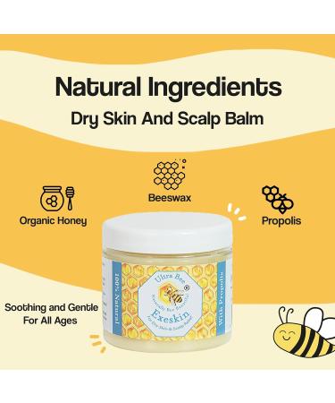 100% Natural Exeskin Balm 200ml - Soothes Dry Sensitive Skin and Dry Itchy Scalp - Also Suitable for People Prone to Eczema Psoriasis Dermatitis Rosacea - Buy Online on GoSupps.com