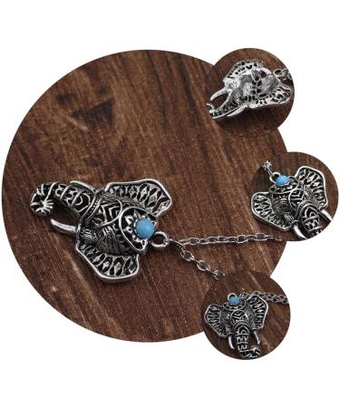 GLSTOY 1pc Elephant Necklace Minimalist Necklace Stylish Necklace Animal Pendant Necklace Alloy Silver - Buy Online on GoSupps.com