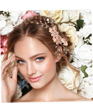 Mikinona Flower Hair Comb Decorative Hair Comb for Women Hair Accessories for Women Hanfu Hair Accessories Hair Comb for Women Accessories Fine Hair Pink The Flowers Hair Piece Metal Miss - Buy Online on GoSupps.com