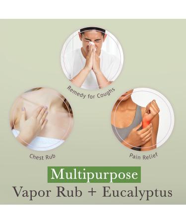 Pranarom USDA Certified Organic Vapor Rub (80ml) with Eucalyptus Rosemary & Thyme for Congestion and Sinus Support Relieve Cough & Congestion Petroleum Free Safe for Kids & Adults - Buy Online on GoSupps.com
