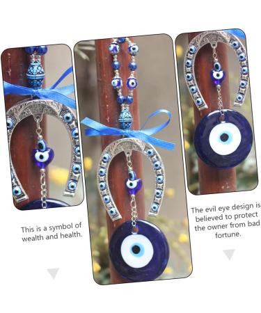 Alipis 1pc Blue Eyes Pendant Car Christmas Decorations Dashcams for Cars Turkish Devil s Eye Pendant Muslim - Buy Online on GoSupps.com