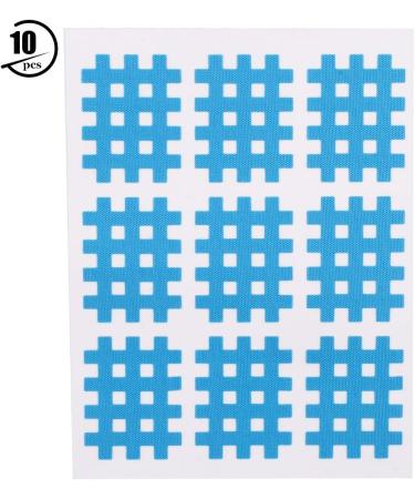 Buy Sport Muscle Tape - Kinesiology Recovery Tape (1 Piece 9 Stickers) - Elastic Physical Therapy Tape - Light Blue for Optimal Support - Buy Online on GoSupps.com