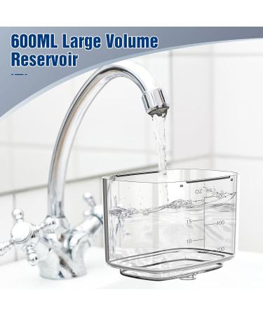 Sawgmore Mouth Shower - Electric Interdental Cleaner with 10 Pressure Levels 600ml Capacity 5 Nozzle Tips - Perfect Oral Irrigator for Home Use (Black) - International Shipping Available - Buy Online on GoSupps.com