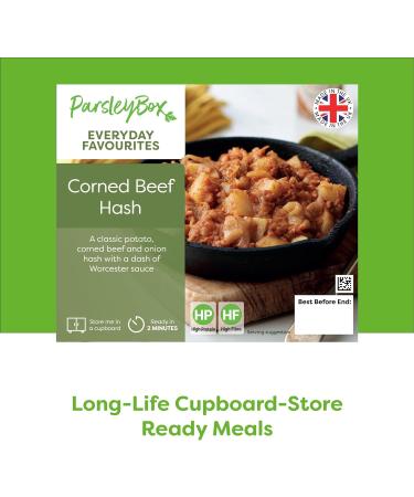 Calorie Conscious Ready Meal Variety Box - Parsley Box Microwavable Long-Life Cupboard-Store Ready Meals (7 Meals) - Buy Online on GoSupps.com