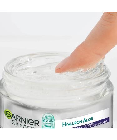Garnier Hyaluron Aloe Hydra Booster Gel-Cream Night Care - Moisturizing & Refreshing 50ml (Pack of 3) - International Shipping Available - Buy Online on GoSupps.com