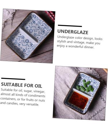 Zerodeko 3pcs Seasoning Dish Soy Dishes Tasting Dishes Wasabi Dish Practical Dessert Plate Divided Sauce Dish Small Individual Dipping Porcelain Sauce Dishes Housef Sauce Cup Ceramics Snack - Buy Online on GoSupps.com