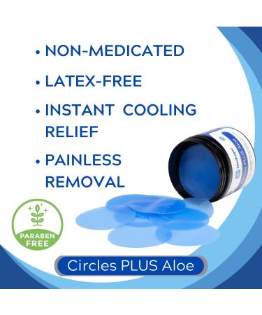 Circles Plus Aloe Hydrogel Pads - Paraben Free Instant Cooling Relief for Nursing Pain Bug Bites Blisters & Minor Burns - 48 Circular Pads - Buy Online on GoSupps.com