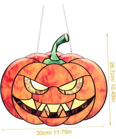 Angoily Halloween Pumpkin Pendants halloween decorations signs hummingbird Halloween pendants Acrylic Halloween hanging - Buy Online on GoSupps.com