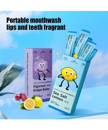  Zyntora Mouthwash in Individual Sachets - 15 Pieces Refreshing Mouthwash - Long-Lasting Freshness Fruity Flavour For Daily Use In Room And Hotel For Adults - Buy Online on GoSupps.com