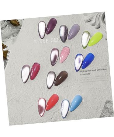 Healvian 2 Pcs Nail Polish Gel Chameleon Cat Eye UV Polish Gel UV LED Nail Gel Polish Beautiful Nail Gel - Buy Online on GoSupps.com