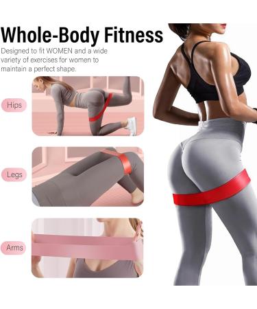 FTTYONE Set of 5 Resistance Bands - Versatile Elastic Bands for Home Gym Workouts | Different Levels & Carrying Bag Included - Buy Online on GoSupps.com