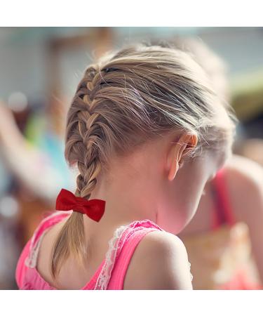 15 Pieces of Red Bow Hair Ties with 2 Pieces of Gauze Bags Red Bow Hair Accessories Red Hair Ties Red Hair Accessories for Girls School Hair Accessories - Buy Online on GoSupps.com