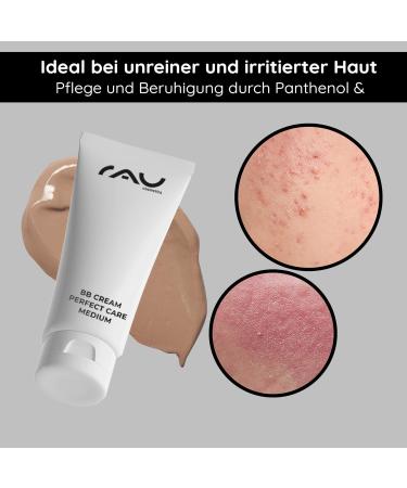 Silicone-Free BB Cream Medium SPF 12 - All Skin Types Sensitive Skin - 75ml Makeup & UV Protection with Zinc Vitamin E & Almond Oil - Buy Online on GoSupps.com