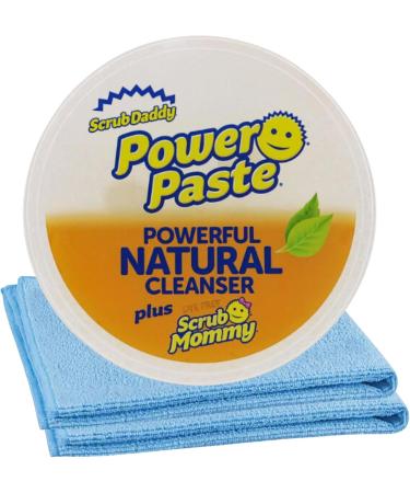Scrub Daddy Power Paste & Scrub Mommy Bundle | Cleaning Paste with Microfiber Towels | Compare to Pink Stuff & Tangerine Clean - Buy Online on GoSupps.com