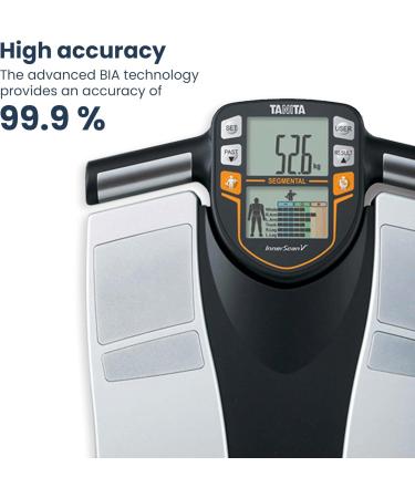 TANITA BC-545N Segmental Body Composition Scale On Screen Readings Per Body Part 10 Measurements Silver - Buy Online on GoSupps.com