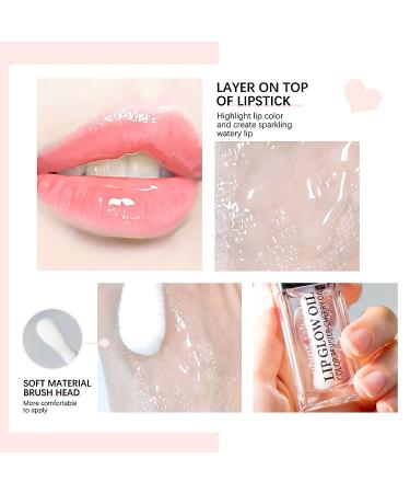 DAGEDA Tinted Lip Oil Plumping Gloss for Hydrated and Nourished Lips - Clear Shine - Buy Online on GoSupps.com