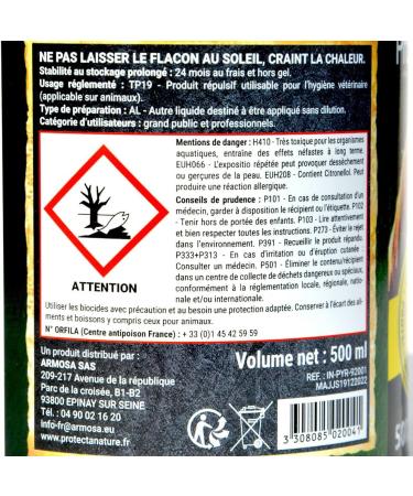 Agro Sens Fly and Pest Protection for Horses and Farmed Animals - Pot 500 ml (Gel) - Buy Online on GoSupps.com