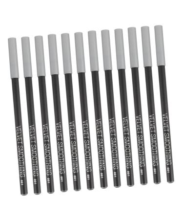 Veemoon Lot De 12 Stylos De Soin Des Yeux Et Eyeliners F minins Noirs Bois Naturel R sistants La Transpiration Maquillage Pr cis Pour Usage Quotidien Et Occasions Sp ciales