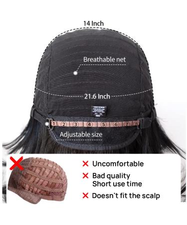 StrRid Short Black Shaggy Layered Mullet Wig with Bangs - Curly Synthetic Hair Replacement for Women - Perfect for Daily Wear, Parties, and Cosplay - Black - Buy Online on GoSupps.com