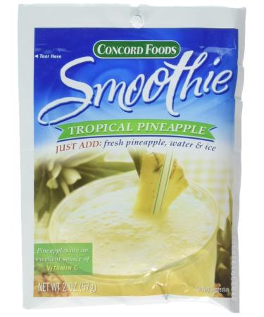 Concord Pineapple Smoothie Mix, 2 -Ounce (Pack of 6) 2.0 Ounce (Pack of 6)