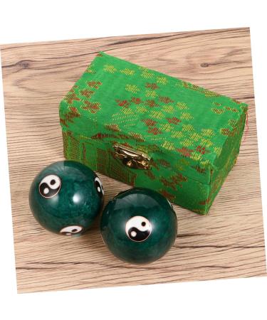 Gleavi 3 Pairs Baoding Balls Chinese Jade Hand Massage Balls for Health & Wellness | Improve Circulation & Relaxation - Buy Online on GoSupps.com
