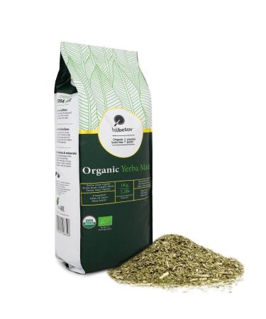 2.2 LB BALIBETOV Organic Yerba Mate Tea - Unsmoked Yerba Mate Pure Loose Leaf Tea - 1 Kg (2.2 LB) 2.2 Pound (Pack of 1)