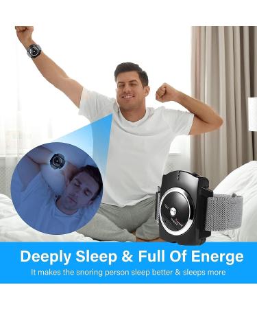 Sleep Connection Anti-Snore Wristband - Effective Snoring Solution for Blocked Nostrils - Snore Reduction - 1 Count (Black) - Buy Online on GoSupps.com