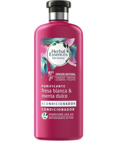  Herbal Essences HERBAL ESSENCES Purifying Conditioner White Strawberry & Mint Organic 400ml Bottle - Buy Online on GoSupps.com