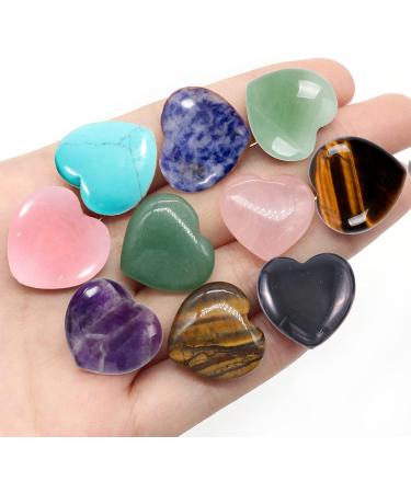 Black Obsidian Heart Worry Stone for Chakra Healing & Stress Relief - Buy Online on GoSupps.com