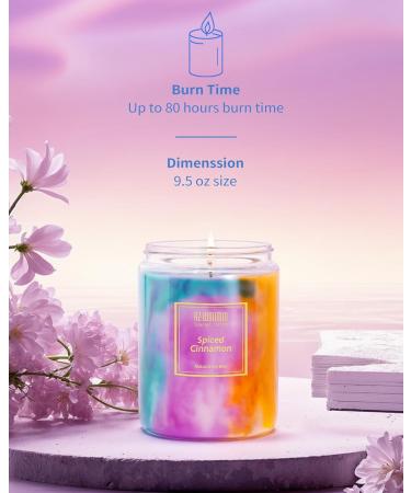 Scented Candles | Extra Strong Spiced Cinnamon Soy Wax Jar | Holiday Aromatherapy | 80-Hour Burn | Great Funny Birthday Gifts for Women - Buy Online on GoSupps.com