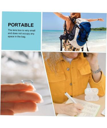 Partykindom 8-Piece Contact Lens Case Set - Sweet Makeup Kits & Travel Storage Solution - Buy Online on GoSupps.com