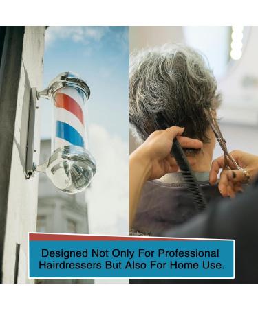 6 Inch Professional Hair Thinning & Cutting Shears Kit | Cobalt Stainless Hairdressing Scissors | Sharp Edge Barber Scissors with Ergonomic Grip for Salon & Home Use - Buy Online on GoSupps.com