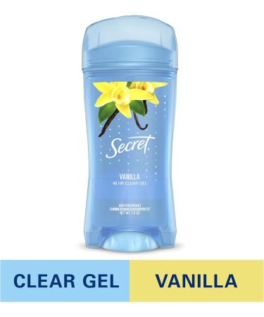 Secret Clear Gel Antiperspirant and Deodorant Vanilla Scent 73 grams Cozy Vanilla 73 g (Pack of 1) - Buy Online on GoSupps.com