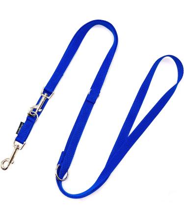 Adjustable Dog Linen Doppeleine - 2m 2.40m 2.80m 3.50m 5m for Large Dogs (Royal Blue 20mm) - Buy Online on GoSupps.com