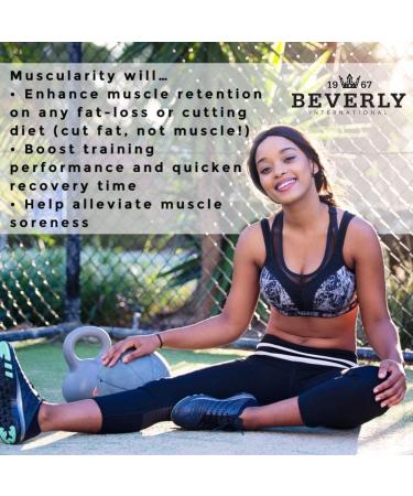 Beverly International Muscularity BCAA Formula - 180 Capsules | Branched Chain Amino Acids + Chromium Picolinate | Boost Energy Muscle Recovery & Guard - Buy Online on GoSupps.com