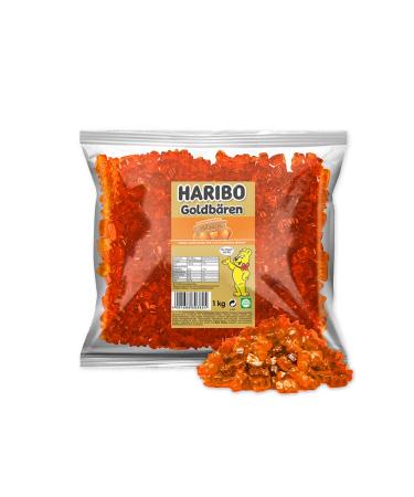Haribo Gold Bears Juice Orange single variety gummy bears 1 kg Orange 1 kg (1 pack)