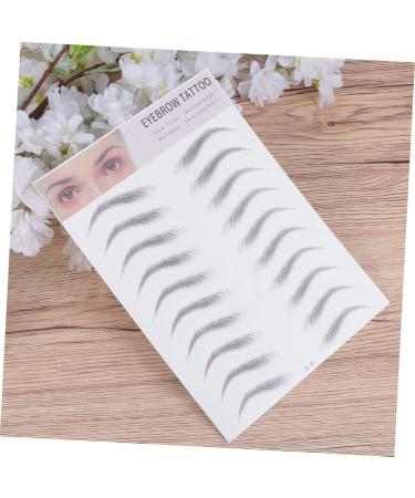 DOITOOL Card Spray Bottle 4 Pcs 3d Eyebrow Stickers Makeup Practice Face Eyebrow Hair Eyebrow Tool Template Women's Make up ze001x2pcs Blackx2pcs - Buy Online on GoSupps.com