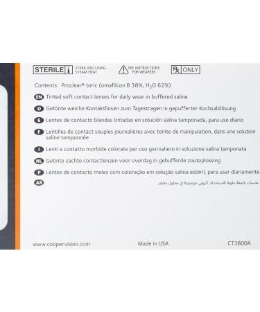 Proclear Multifocal D-Profile Monthly Soft Lenses - 6 Pieces | BC 8.70mm | DIA 14.40mm | ADD Med | 6.00 Diopters - International Shipping Available - Buy Online on GoSupps.com