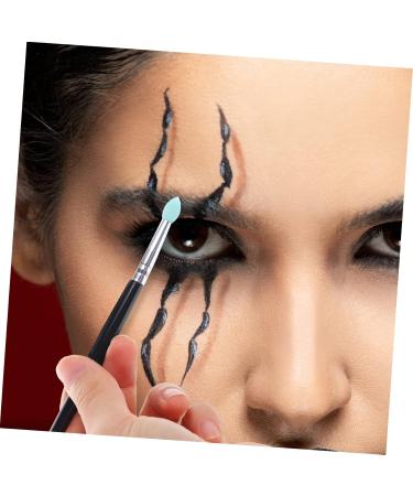 Baluue 10 Pcs Silicone Eyeshadow Brush Glitter Eye Shadow Lipstick Applicator Makeup Tool Plastic Handle - Buy Online on GoSupps.com