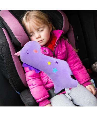 Pinkgarden Unicorn Car Seatbelt Pillow for Kids - Seat Strap Cushion for Toddler Head Rest - Seatbelt Cover for Child Safety - Buy Online on GoSupps.com